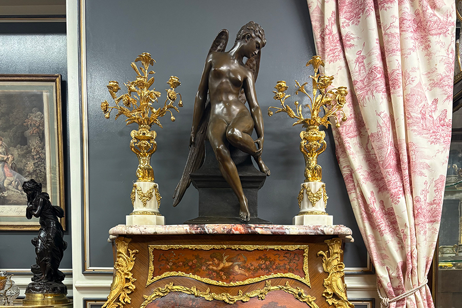 フランスアンティーク鋳造ブロンズ像 | Laurent