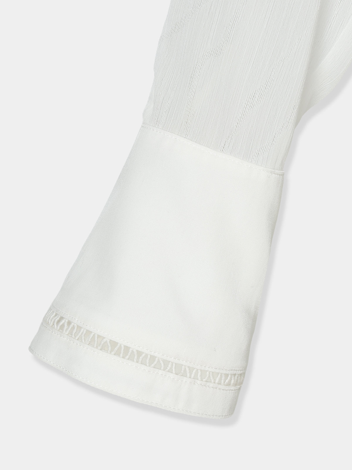 Orchid Embroidered Collar Shirt – L'AUBE BLANC