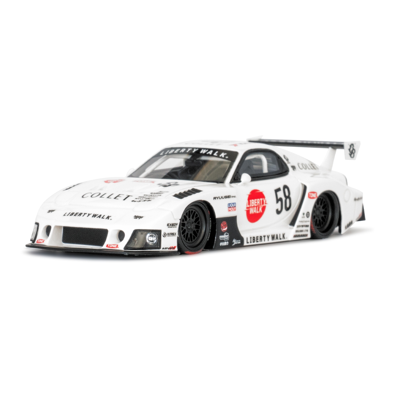 TSM 1/43 MAZDA RX-7 LB-Super Silhouette ATHLETE COLLET - LB-ONLINE