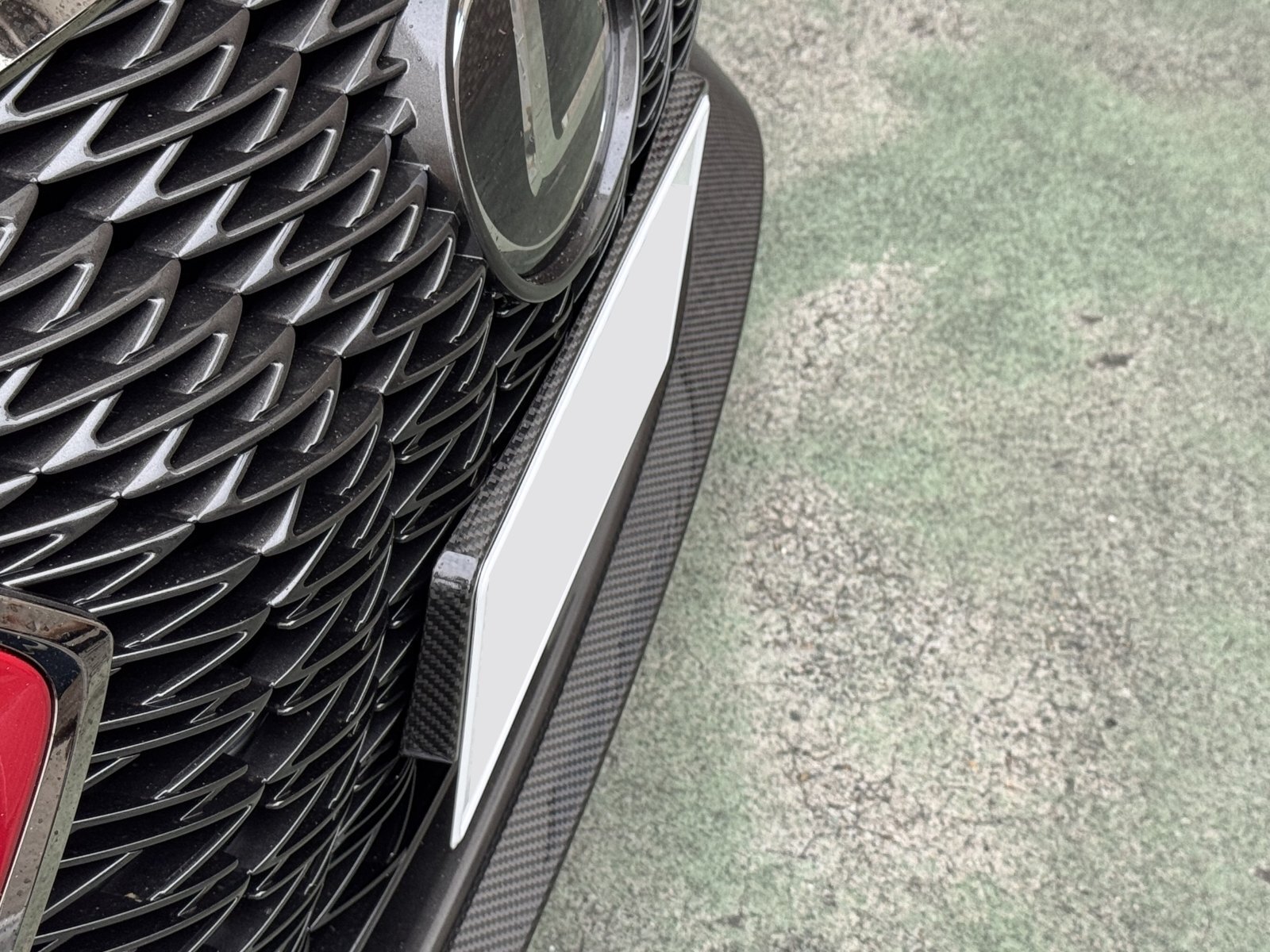 RCF用 カーボン フロントナンバーベース