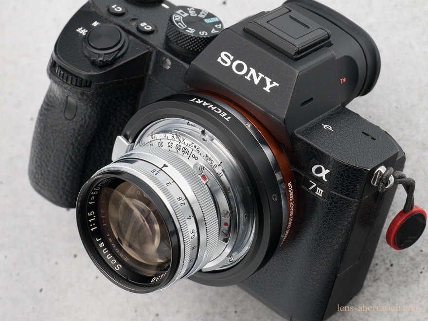 本家ゾナー】Contax Sonnar 50mm F1.5 外観レビュー | 収差Love