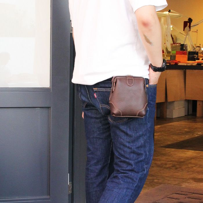 口枠ベルトポーチ｜PORCO ROSSO