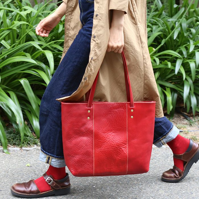 シンプルトートバッグ｜革鞄・革小物のPORCO ROSSO（ポルコロッソ）