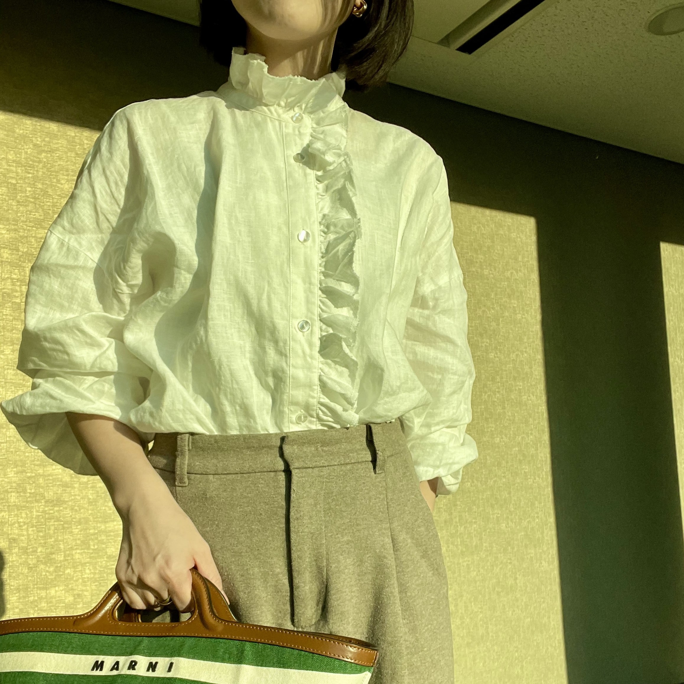 12closet【石上美津江さんコラボ】ハンドニットボレロコーデ＋おうち