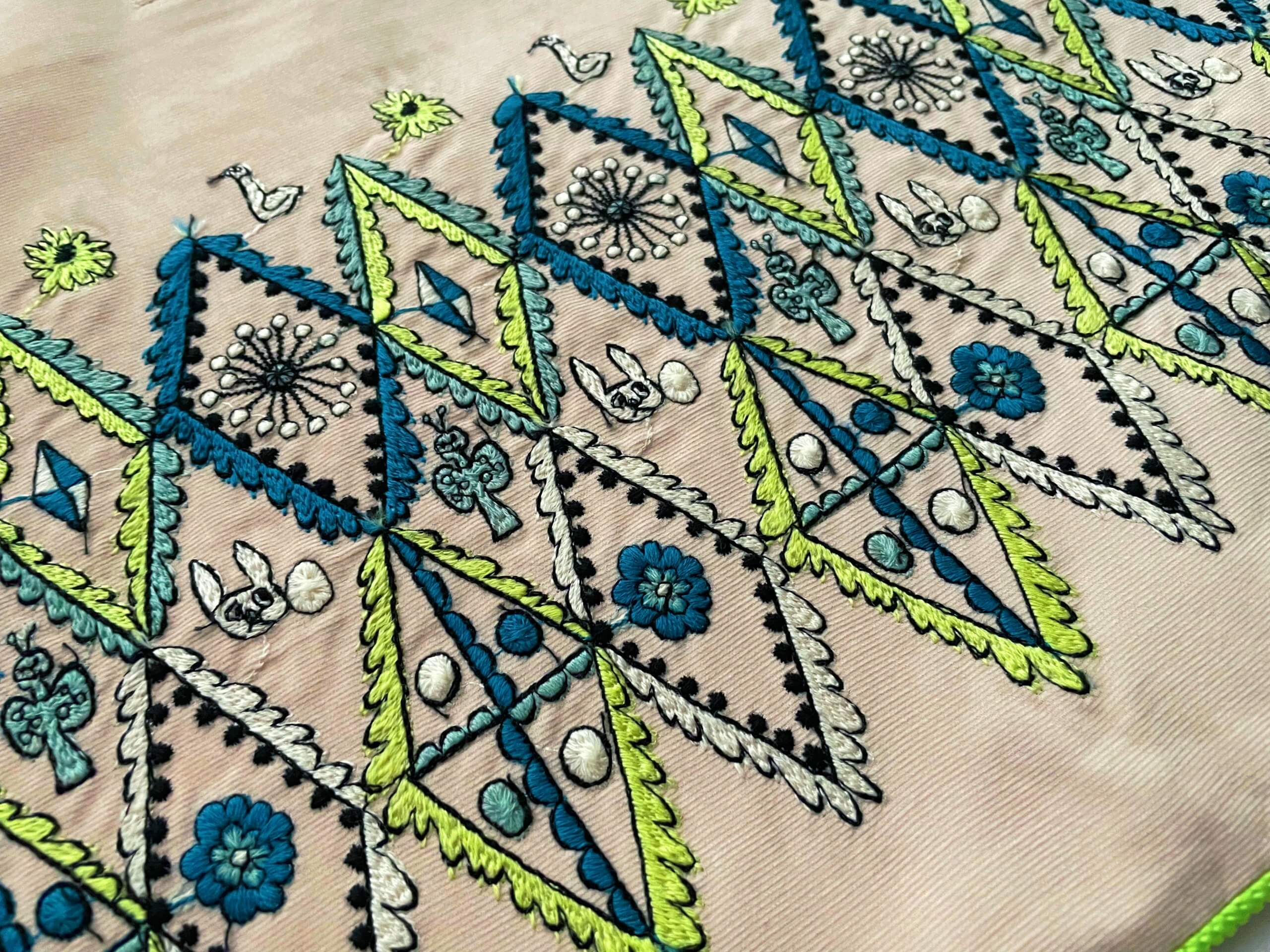 ミナペルホネン“forest diamond”レッスンバッグ＆ミニバッグ。 | LEE