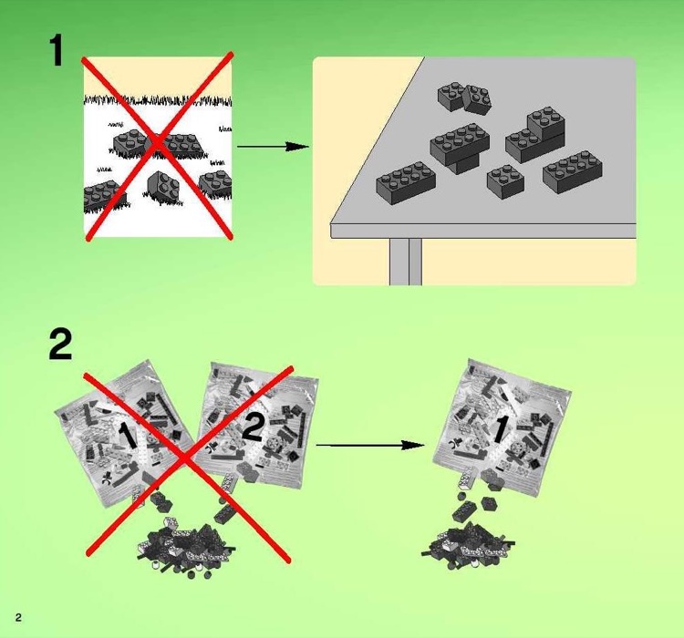 LEGO Instructions for set 7646 ETX Alien Infiltrator, Space - Mars