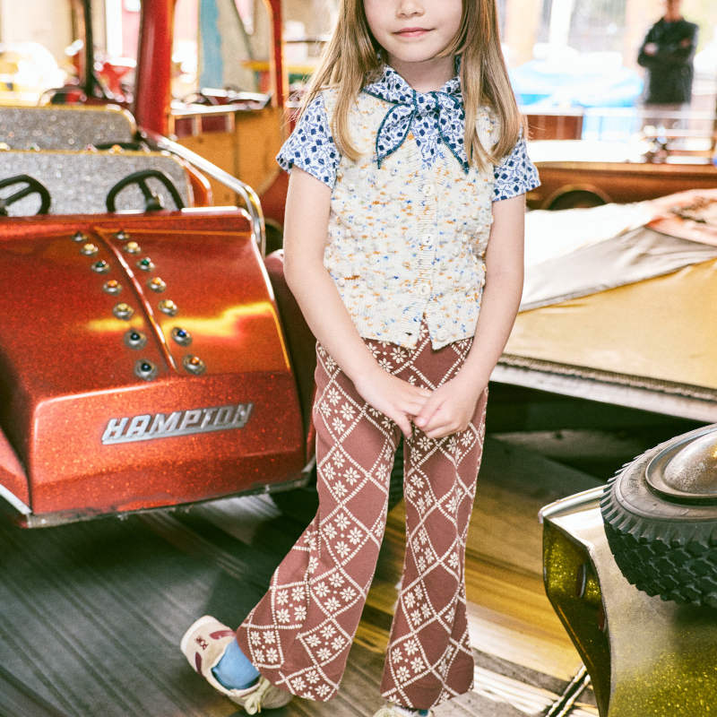 D1】Misha&Puff（ミーシャアンドパフ）2026SS SCOUT TEE -BLUE RIBBON