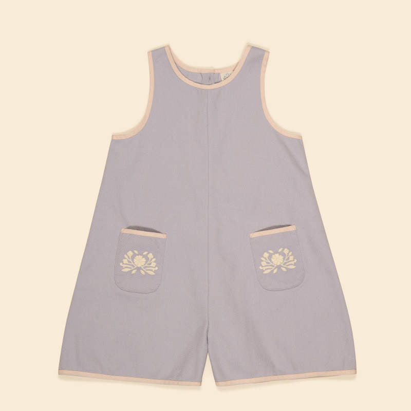 Apolina（アポリナ）2026SS VADA APRON PLAYSUIT - lilac-grey