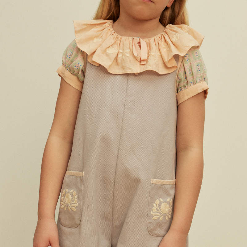 Apolina（アポリナ）2026SS VADA APRON PLAYSUIT - lilac-grey