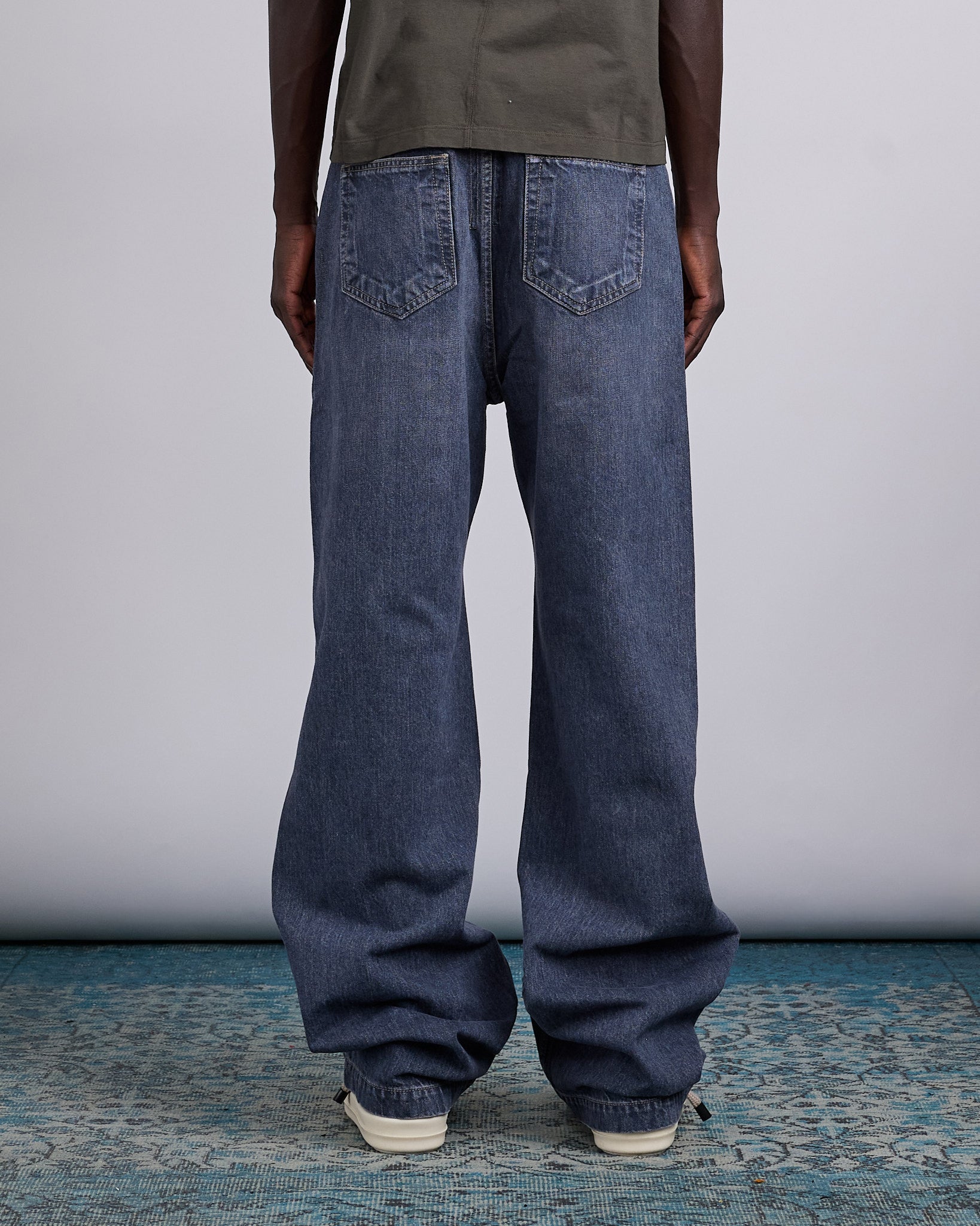 Rick Owens DRKSHDW Geth 13oz Jean Stone Wash Grey – LESS 17