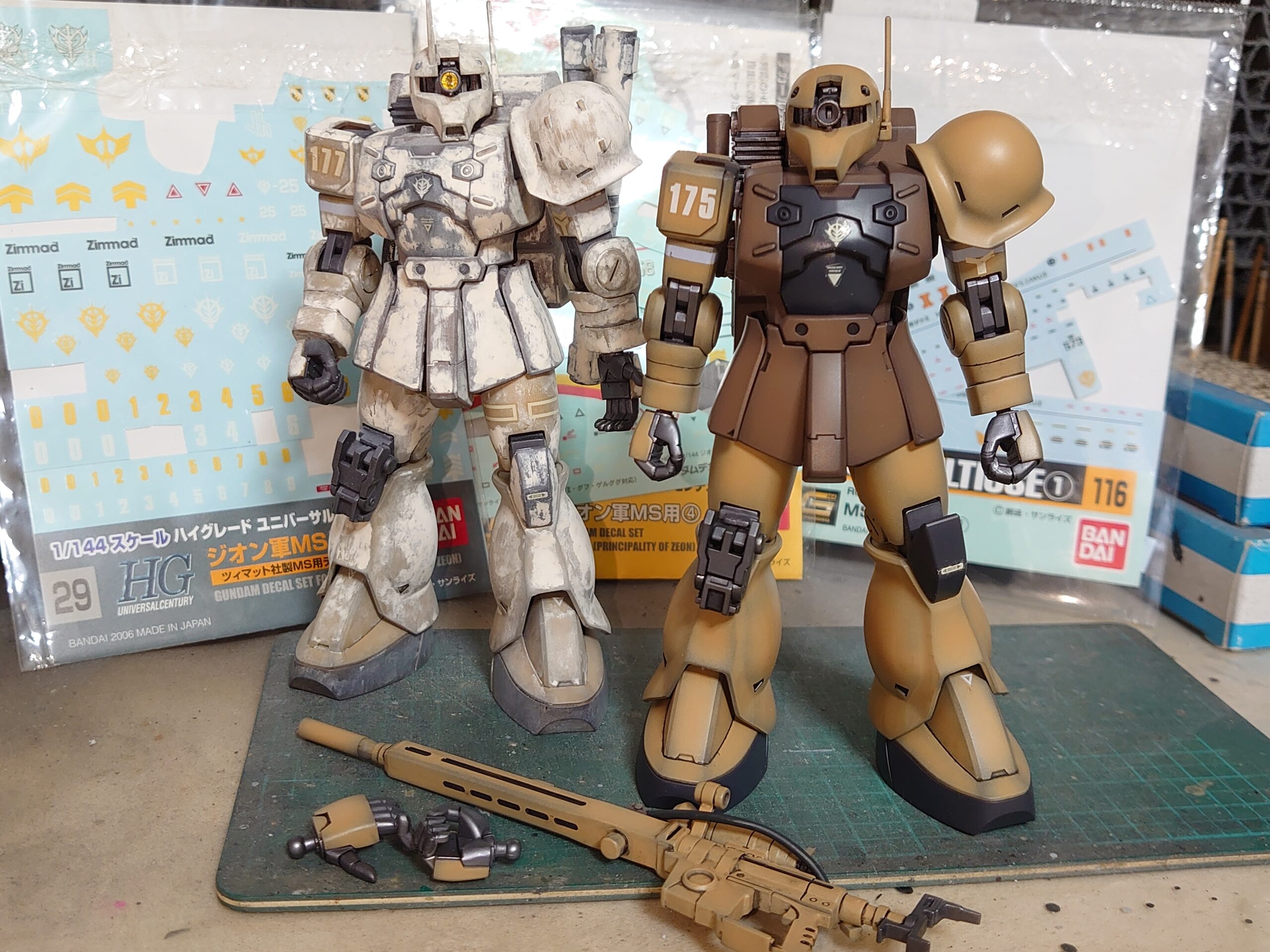 HGUC ザクIスナイパー 製作記③ | 模型大隊戦闘日誌