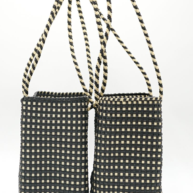 MERCADO BAG - MINI CHECK - Gold / White (M) | Letra｜レトラ公式通販