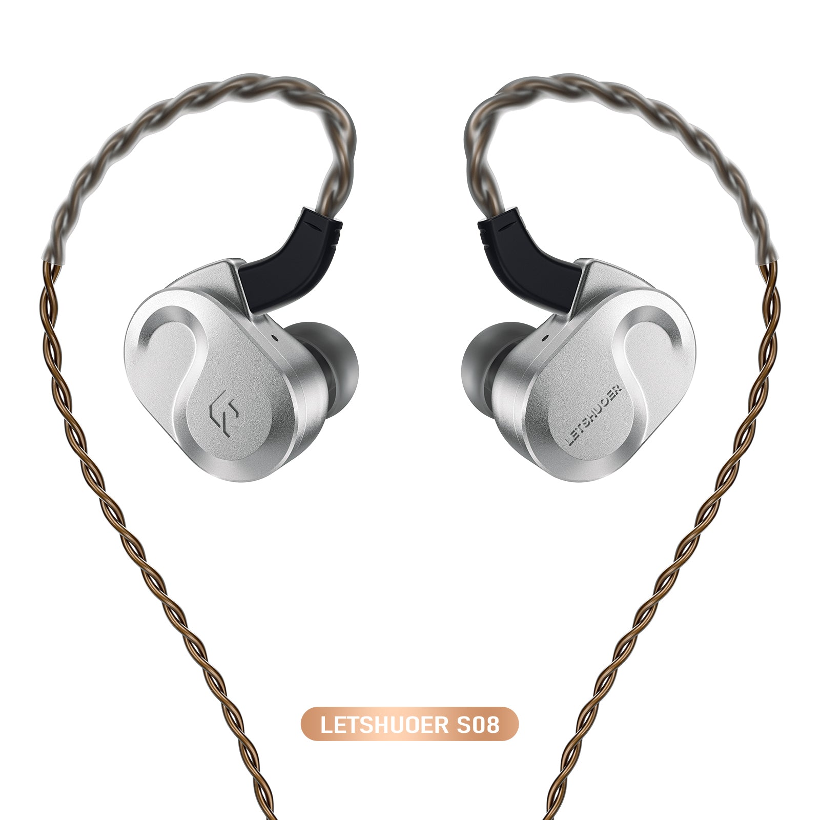 LETSHUOER S08 IEM 13mm Planar Magnetic Driver in Ear Monitor HiFi