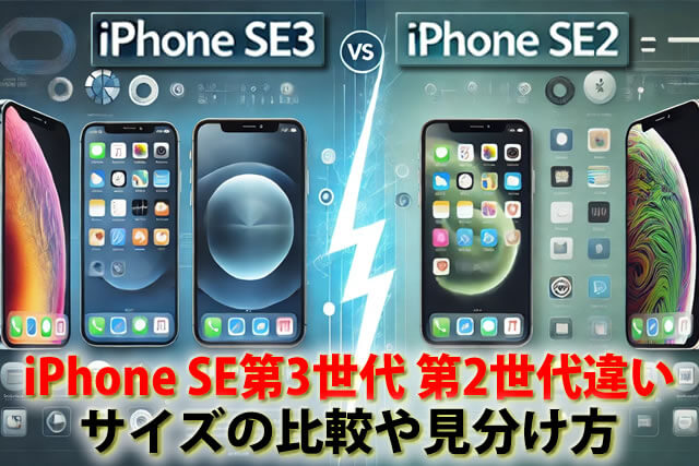 iPhone SE第3世代と第2世代違い｜サイズの比較や見分け方 | スマホ