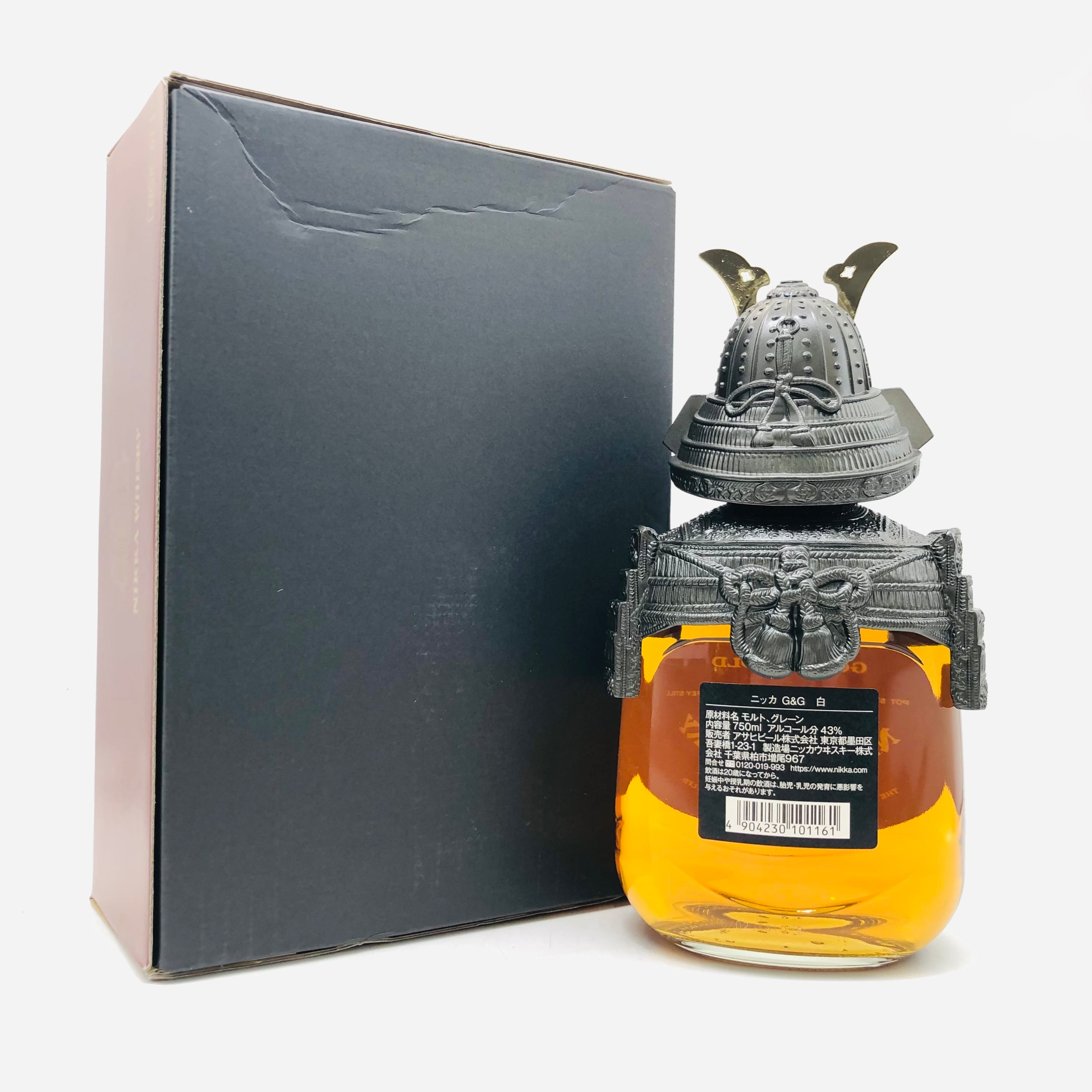 NIKKA ニッカ G&G 白鉄キャップ 戦国武将 鎧兜 750ml – お酒の通販なら