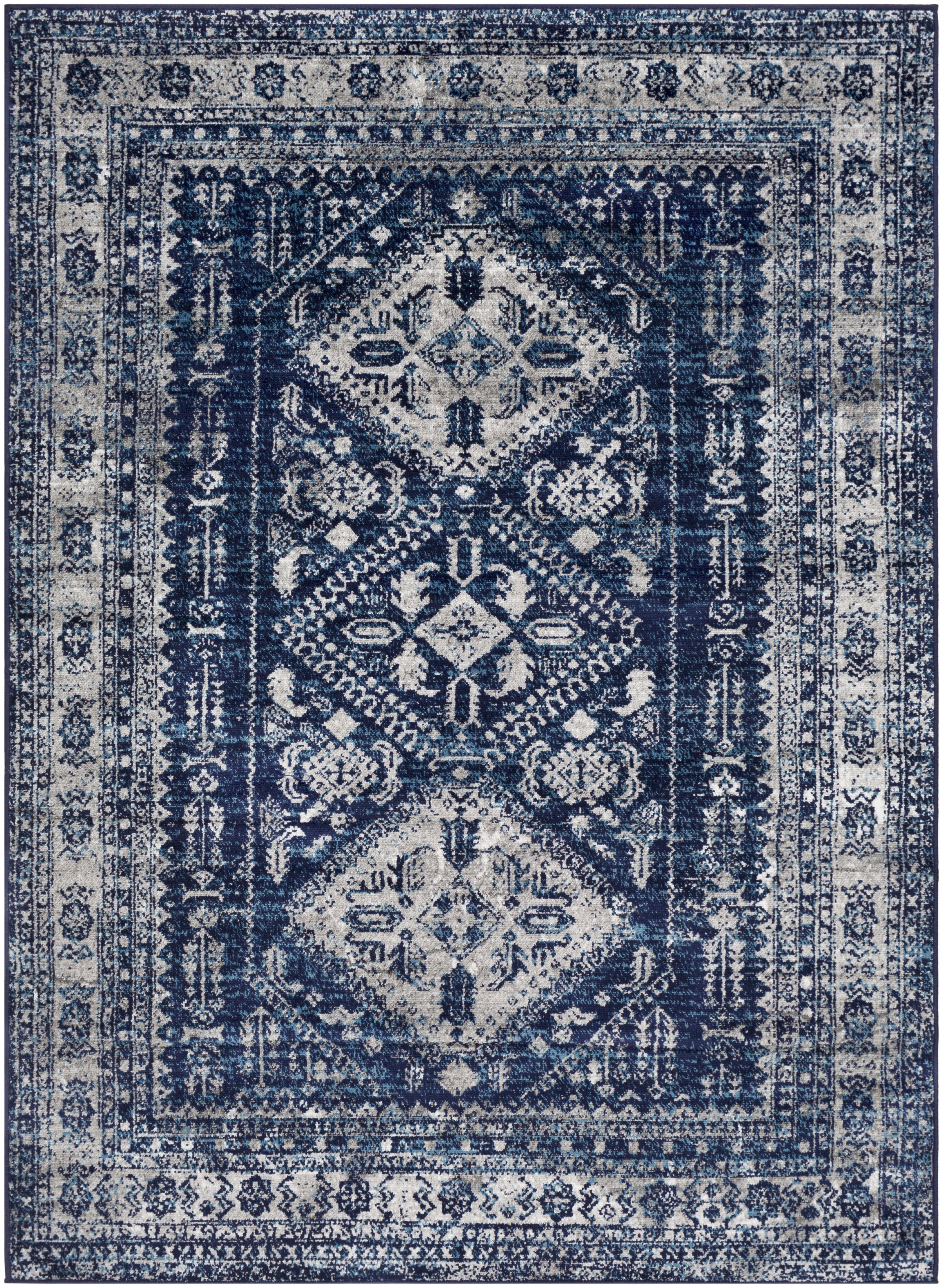 Surya Monte Carlo Navy 7'x9' Area Rug | Jack's Furniture Center