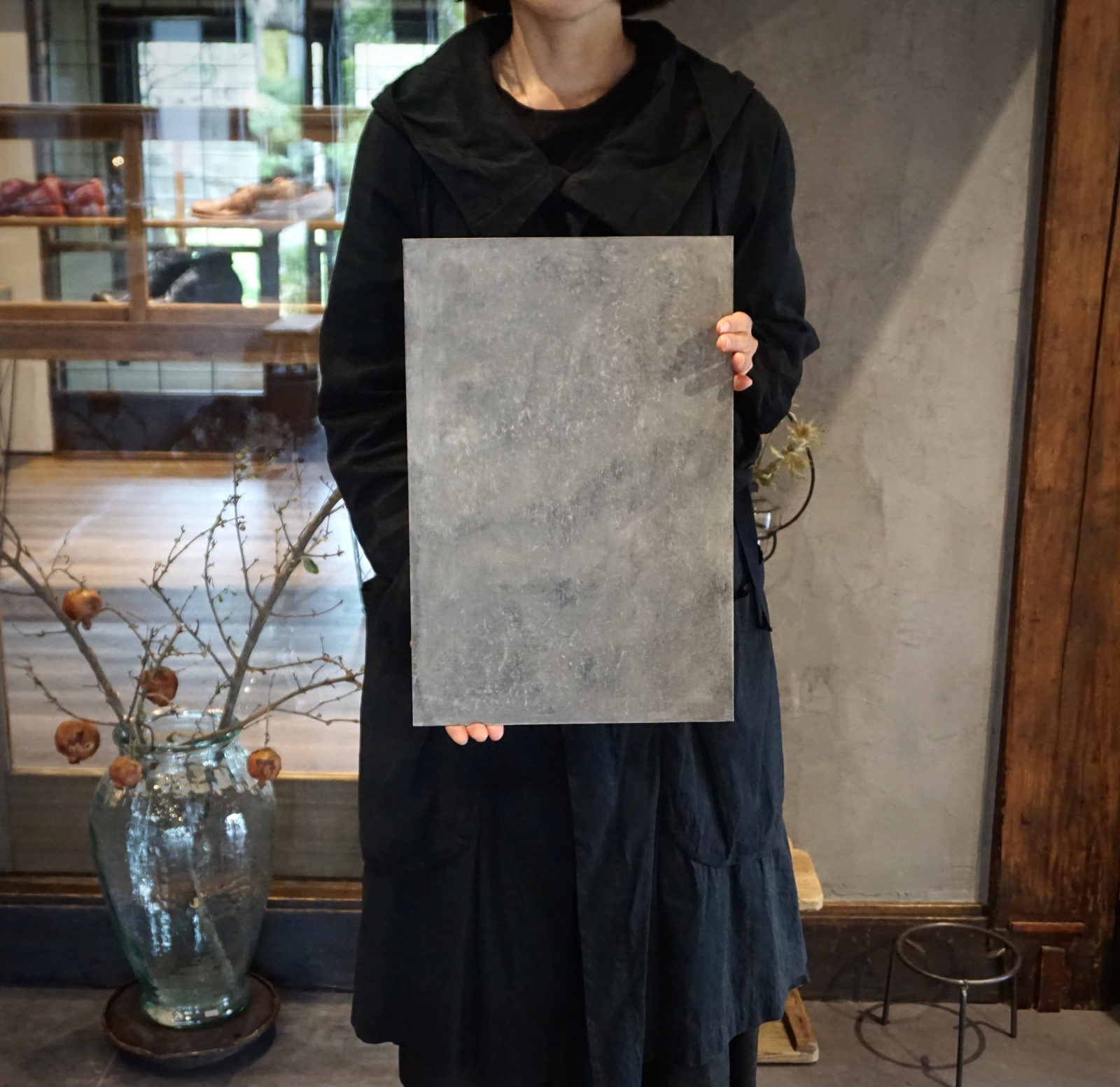 ハタノワタル 】 和紙の敷板・300×450（ 灰色系 ） « gullam.life&arts