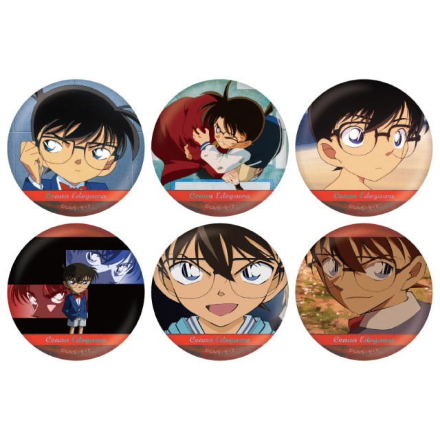 BOX】『名探偵コナン』 場面写トレーディングホログラム缶バッジ