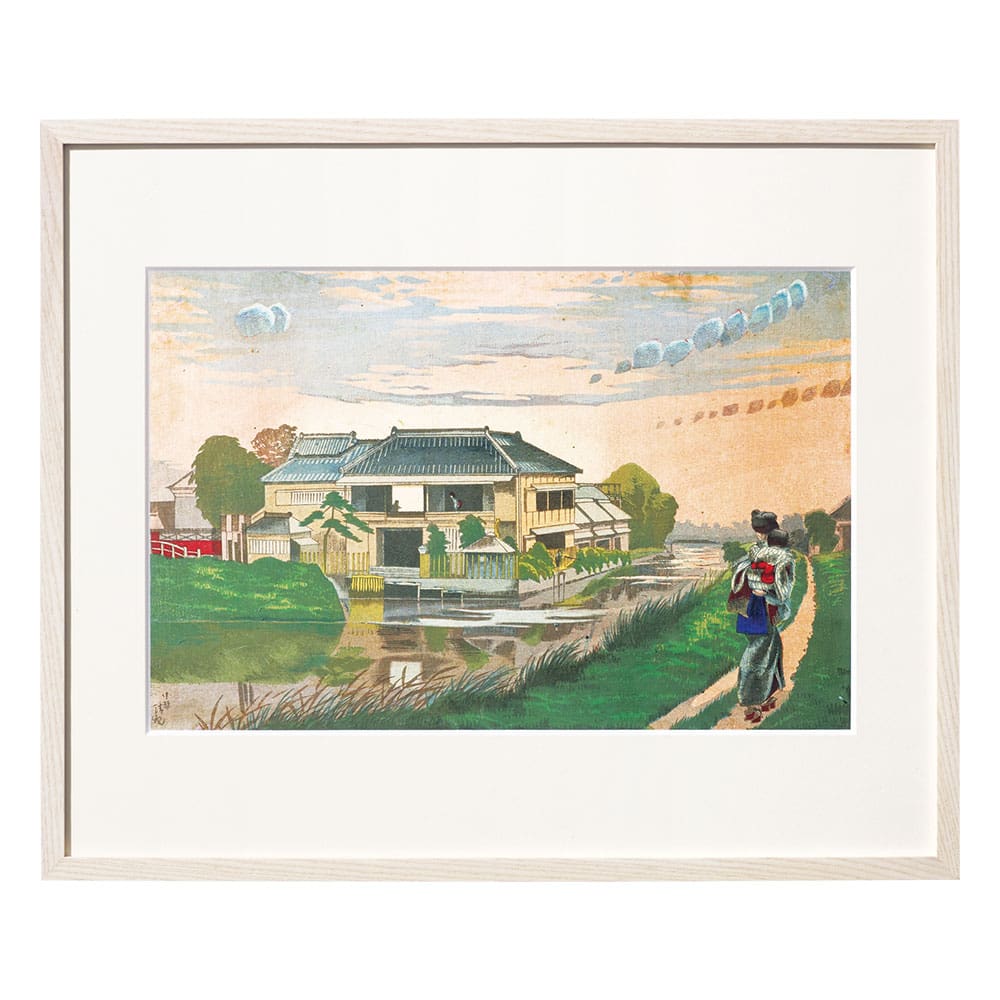 小林清親の風景画「東京名所図 柳島日没」 : 小学館百貨店