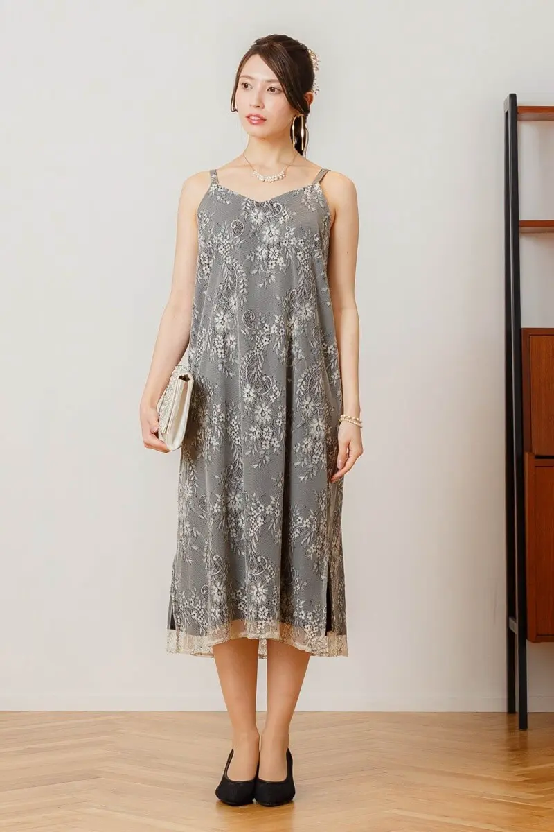 ブラックのシアーAラインドレス | Dorry doll | M～マタニティ