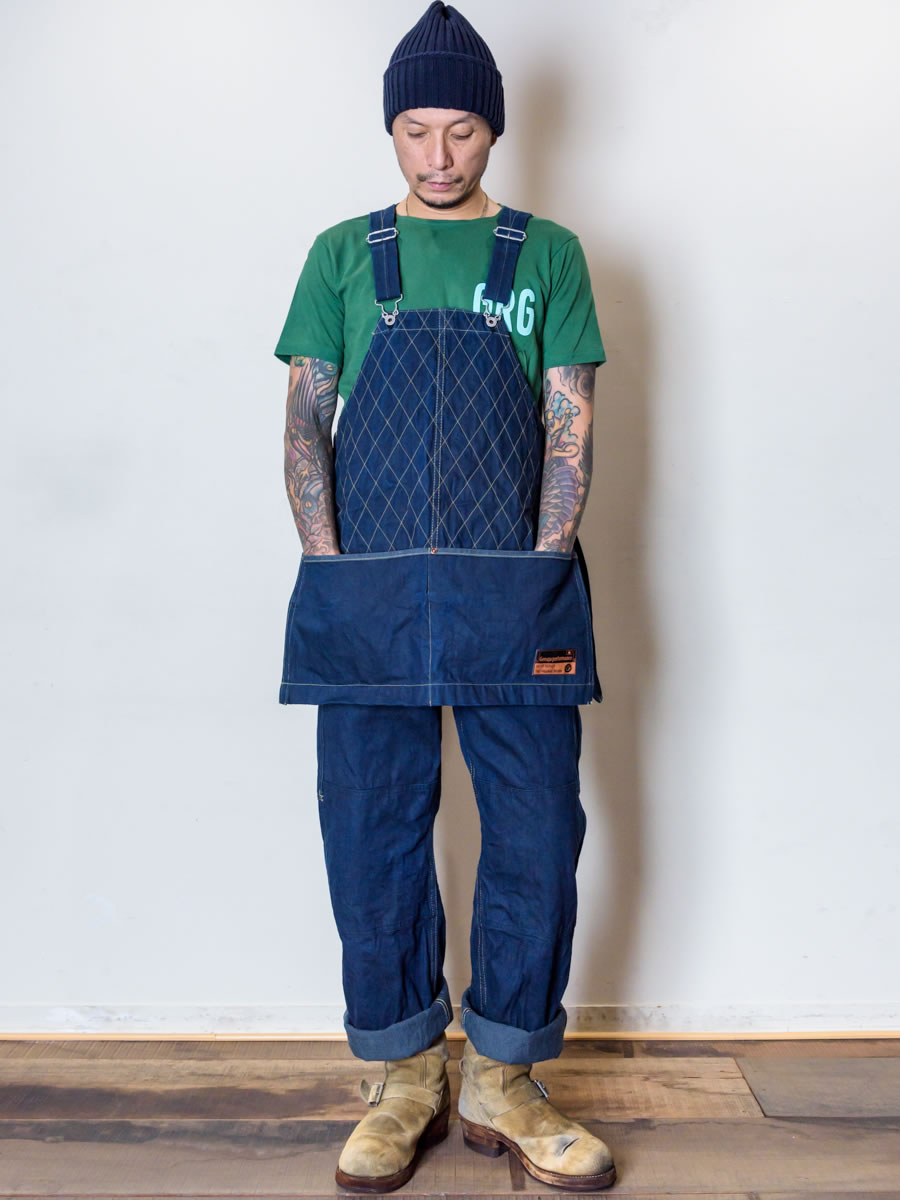 GERUGA オーバーオール エプロン付属 GERUGA(ゲルガ)】 UNION-ALL with