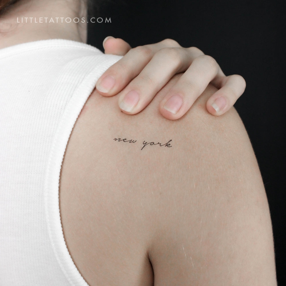 New York Temporary Tattoo - Set of 3 – Temporary Little Tattoos