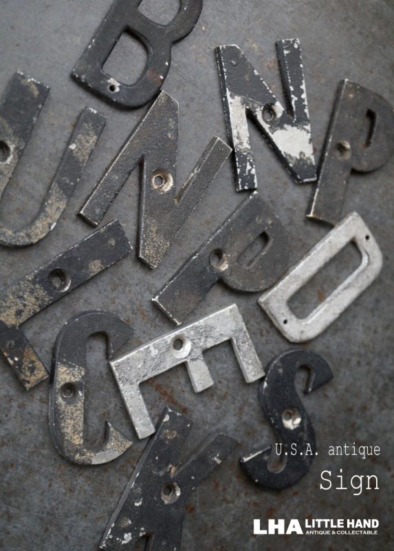 P 看板 アルファベット レターサイン 文字 アメリカ ビンテージ