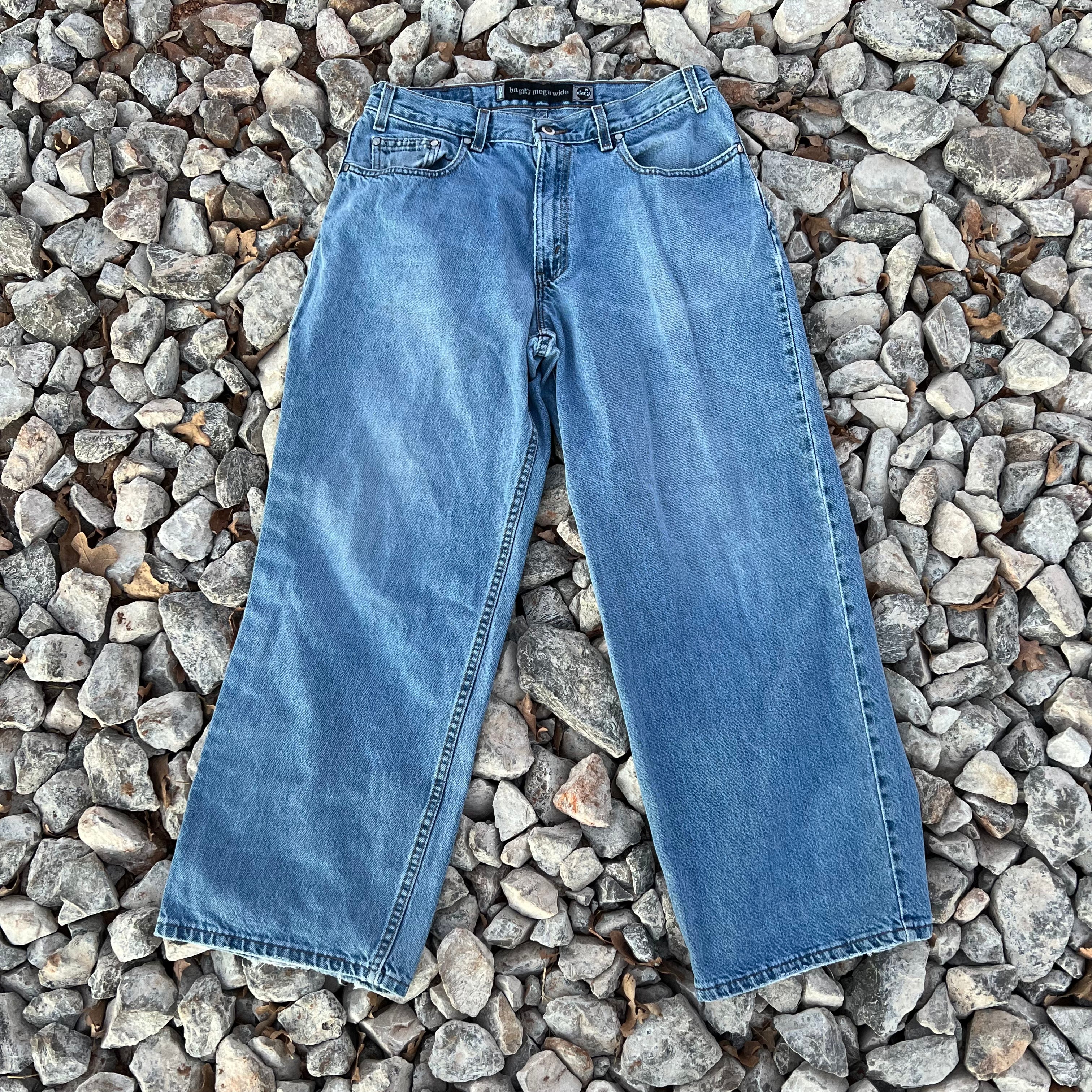 1990's Levi's Baggy Mega Wide Silvertab Denim Jeans 32