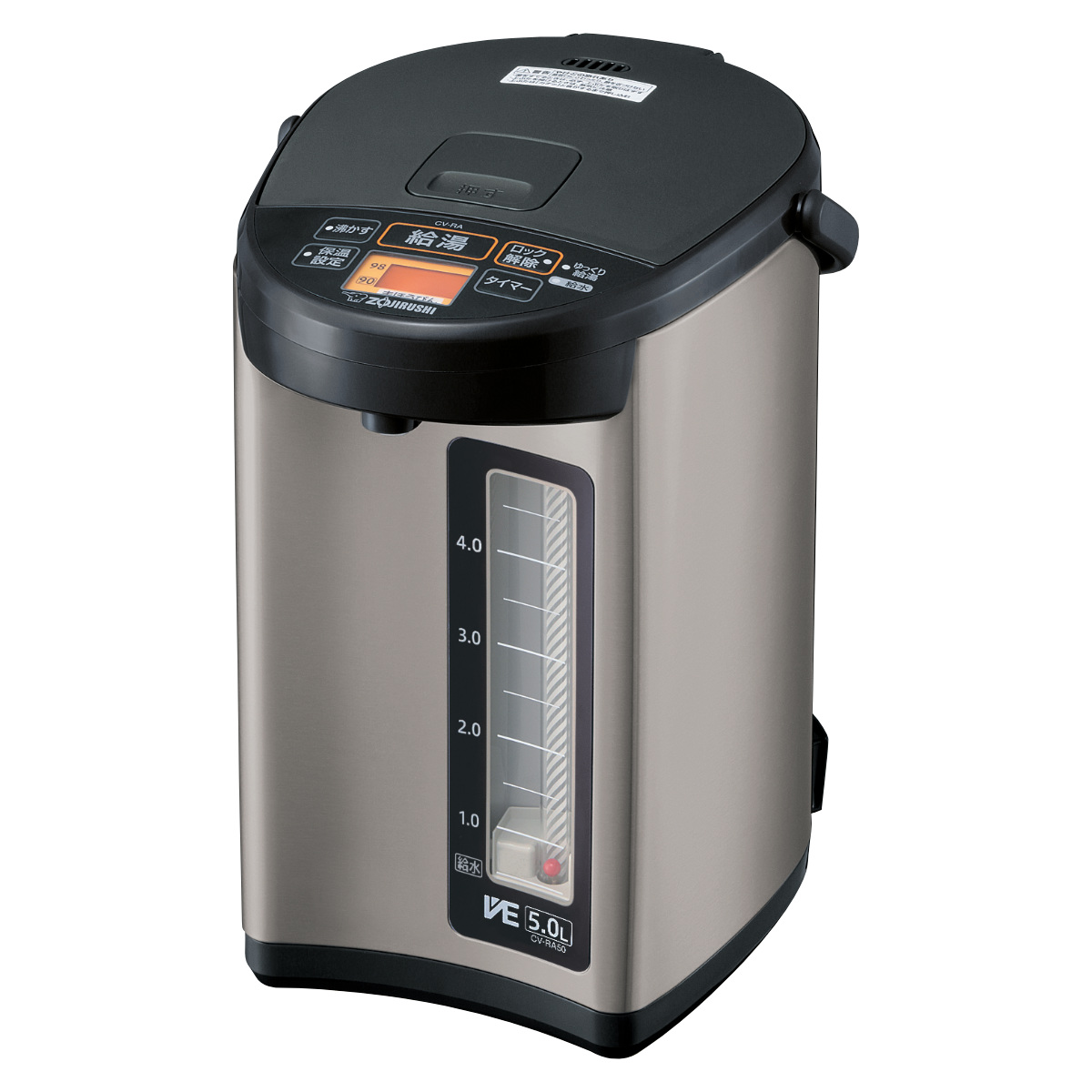 dショッピング |象印 電気ポット 5L VE電気まほうびん 優湯生 大容量