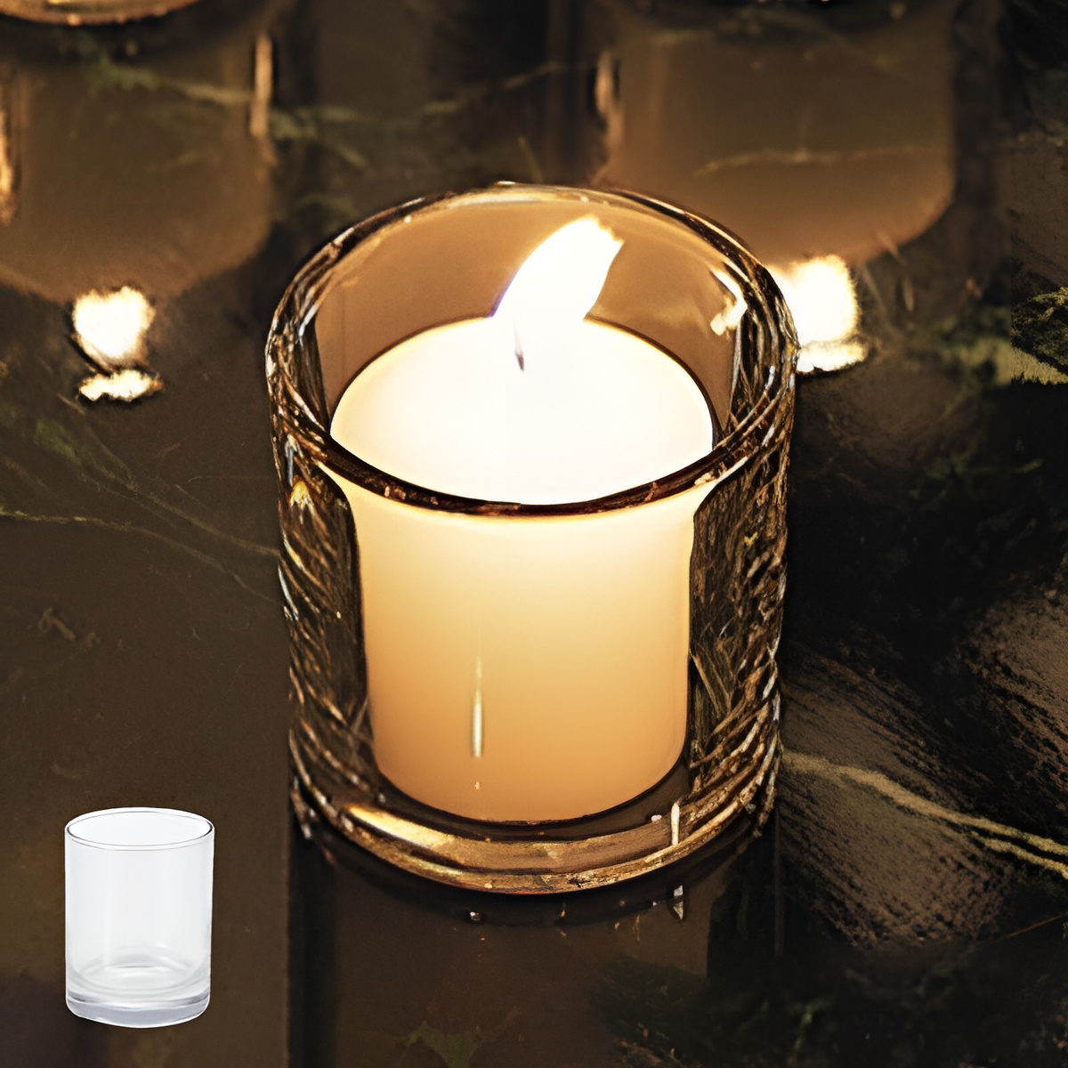 キャンドル 2個セット LEDキャンドルライト・2個セット・電池つき | 旅