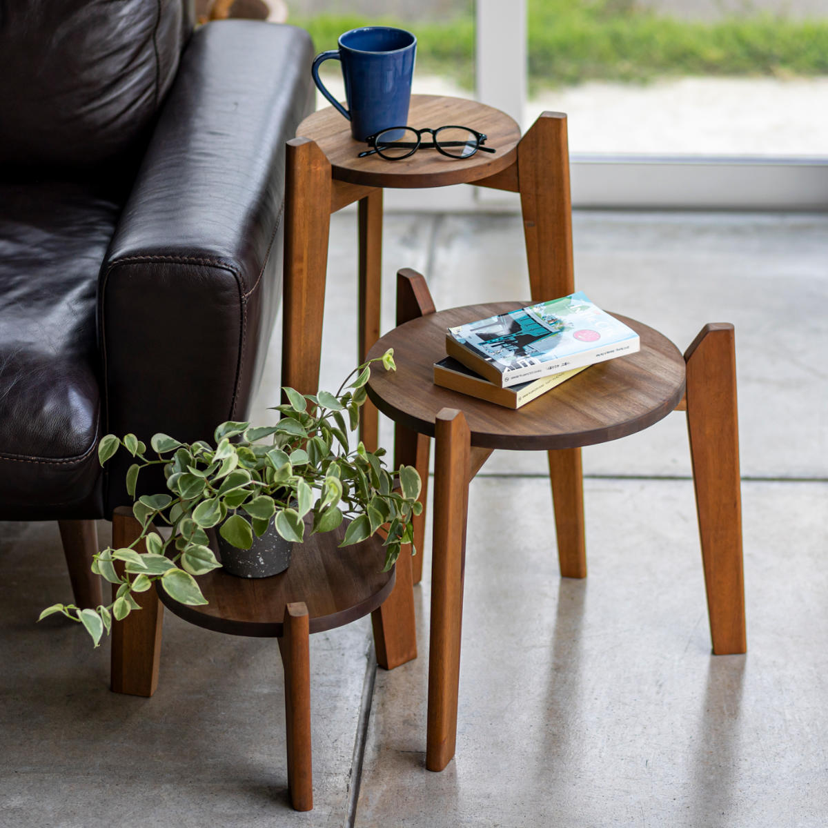 花台 Jardin Plants Table set 木製 （ プランタースタンド フラワー