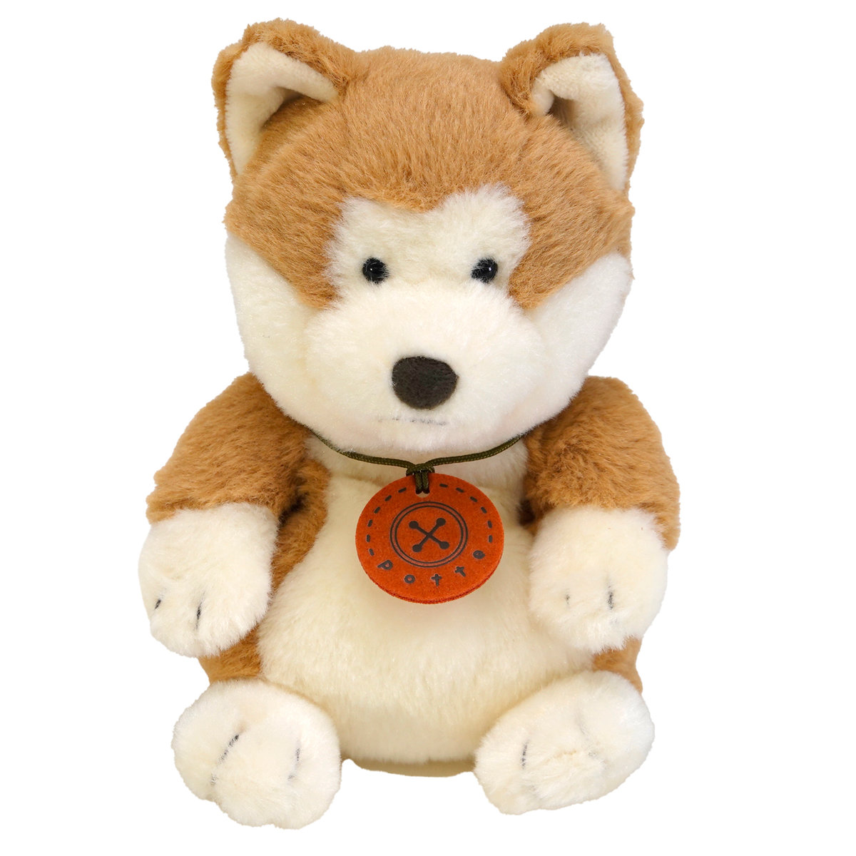 ぬいぐるみ potte 秋田犬 （ ヌイグルミ 動物 犬 手のひらサイズ