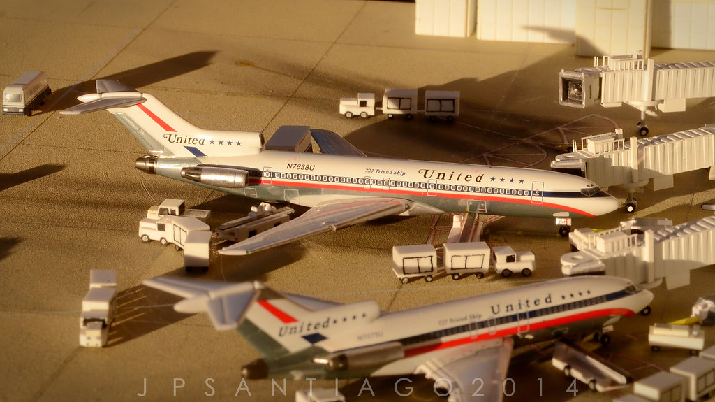 United 727 Friendships | This particular 1/400 scale model d… | Flickr