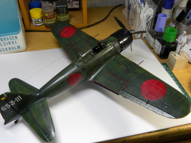 カウリングに隙間(タミヤ1/32零戦五二型製作記) : つれづれプラモ製作記
