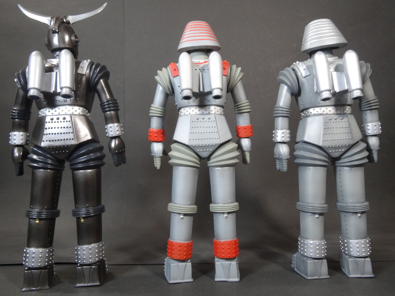 ジャイアントロボ＆GR-2＆カラミティ 1／144モデル自作完成品 : ミドリ