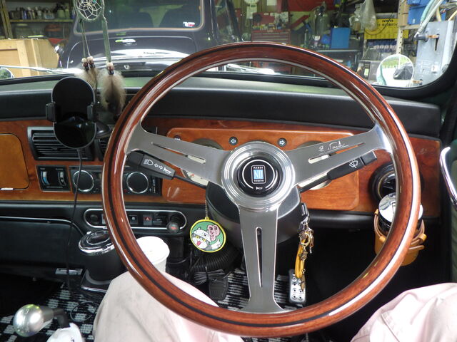 ITG 様、待ちに待ったナルディのステアリングホイールを取り付けました