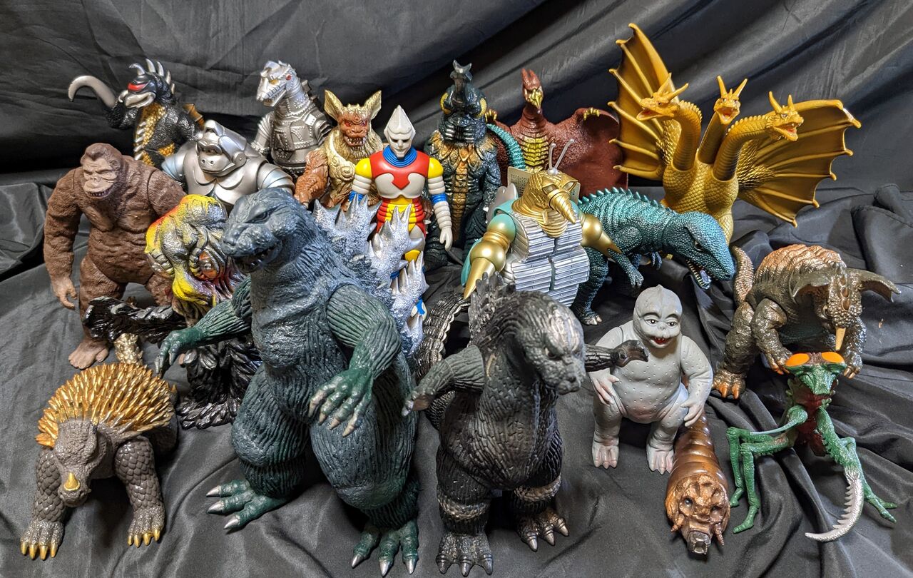 ヘドラ＆ゴロザウルス 東宝チャンピオンまつり（バンダイ）タグ付