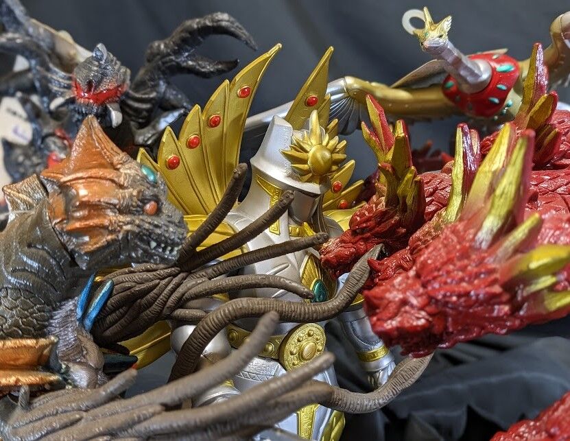 ヤマトタケル」ヤマタノオロチ・ウツイノクサガミ他（バンダイ）ソフビ