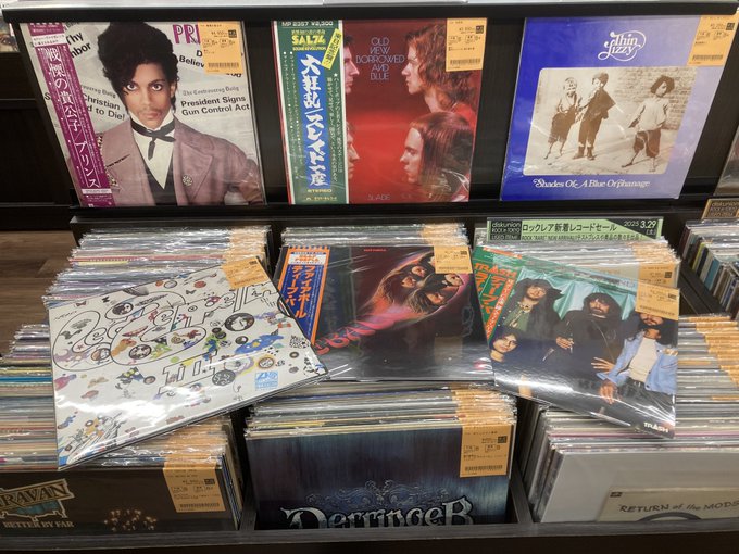 3/30(日)ROCK中古レコード入荷情報】HR定番タイトルの国内盤やプログレ