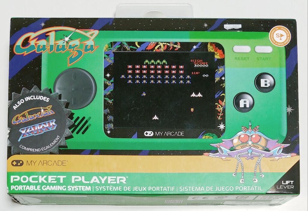 懐かしい3つのゲームが遊べる！ マイアーケード ポケットプレイヤー