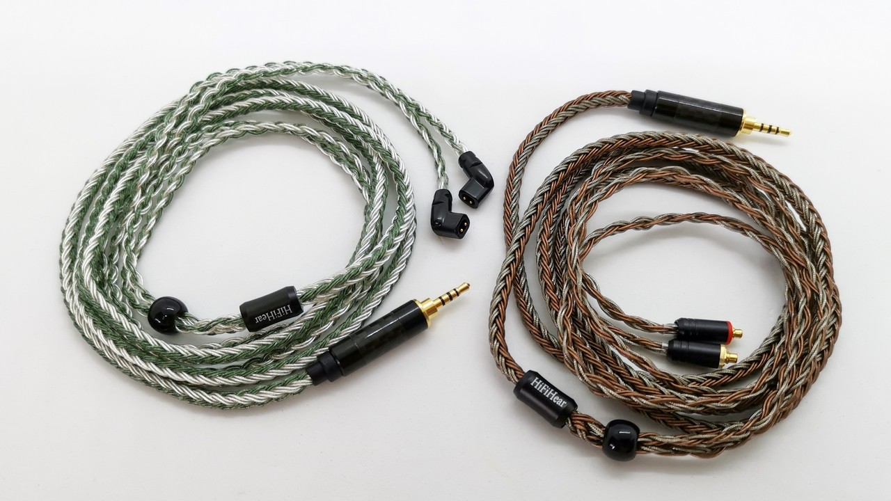 HiFiHear 「HiF4848」「HiF4850」 16芯 銀メッキ線ケーブル ／ KZ