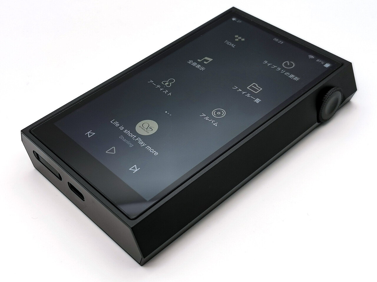 SHANLING M5 Ultra」 シャープな外観にAK4191EQ+AK4499EX搭載。独自OS