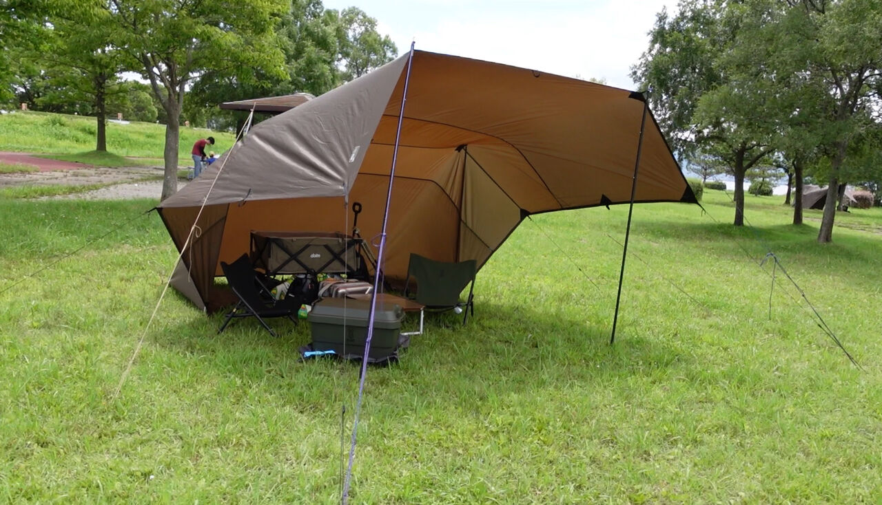 気に入って使ってますVo.4：DDタープ4X4 : Biwako Camp