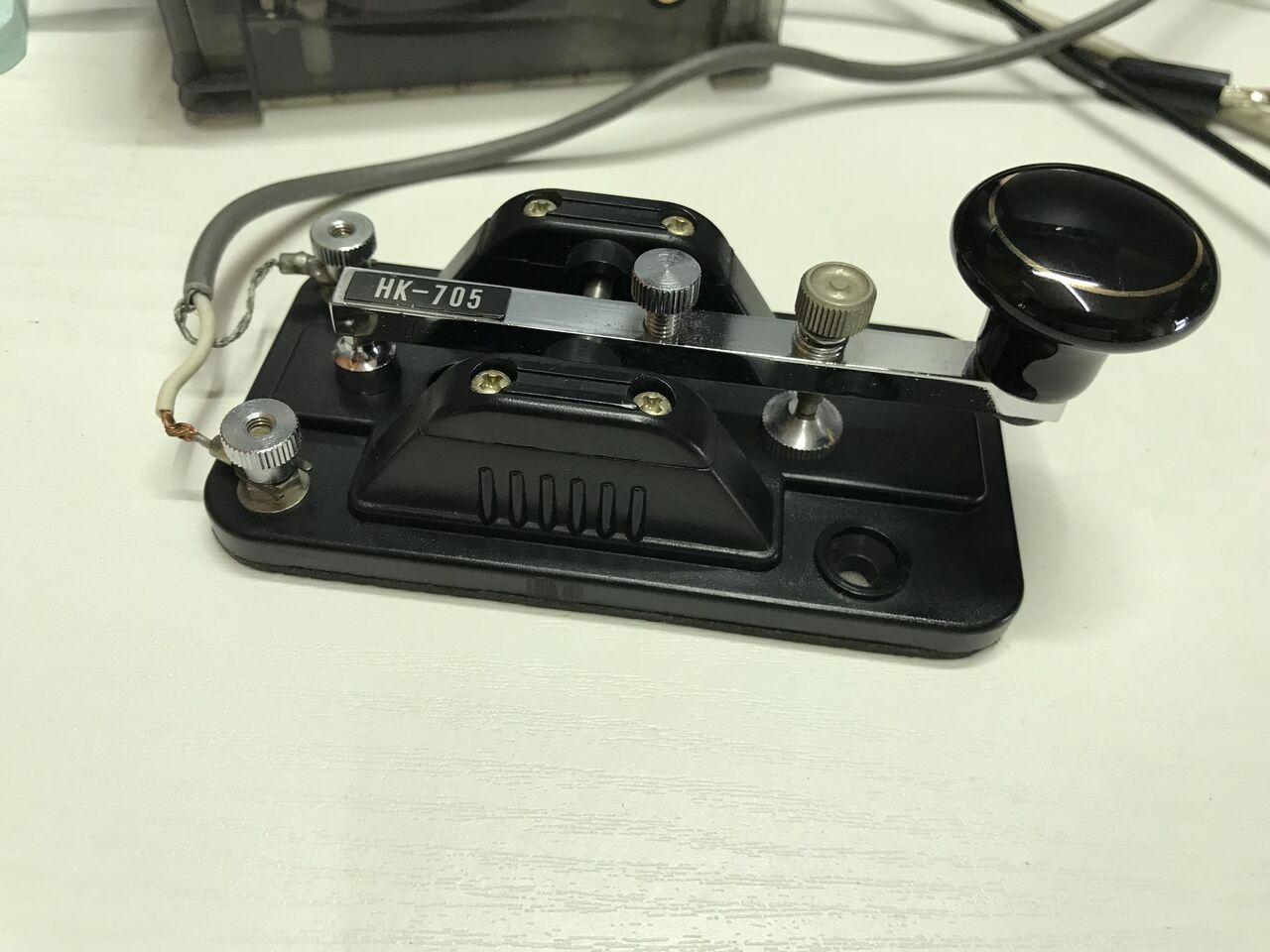 美品)HI・MOUND ハイモンド・エレクトロ社 逓信型甲種単流電鍵(復刻品