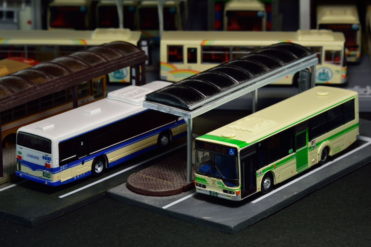 東京駅日本橋口 ジオラマのみ Nゲージサイズ 1/150 バスコレ用