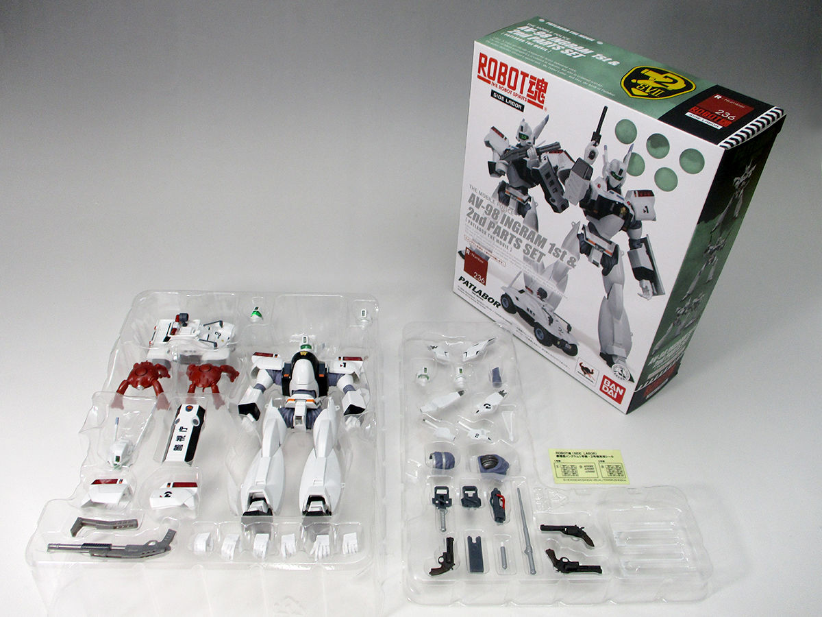 ROBOT魂 イングラム1号機&2号機パーツセット(PATLABOR the Movie)」4