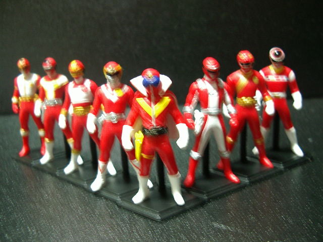 スーパー戦隊レッドクロニクルvol. 1～vol. 4全33種中31種＋ダブリ