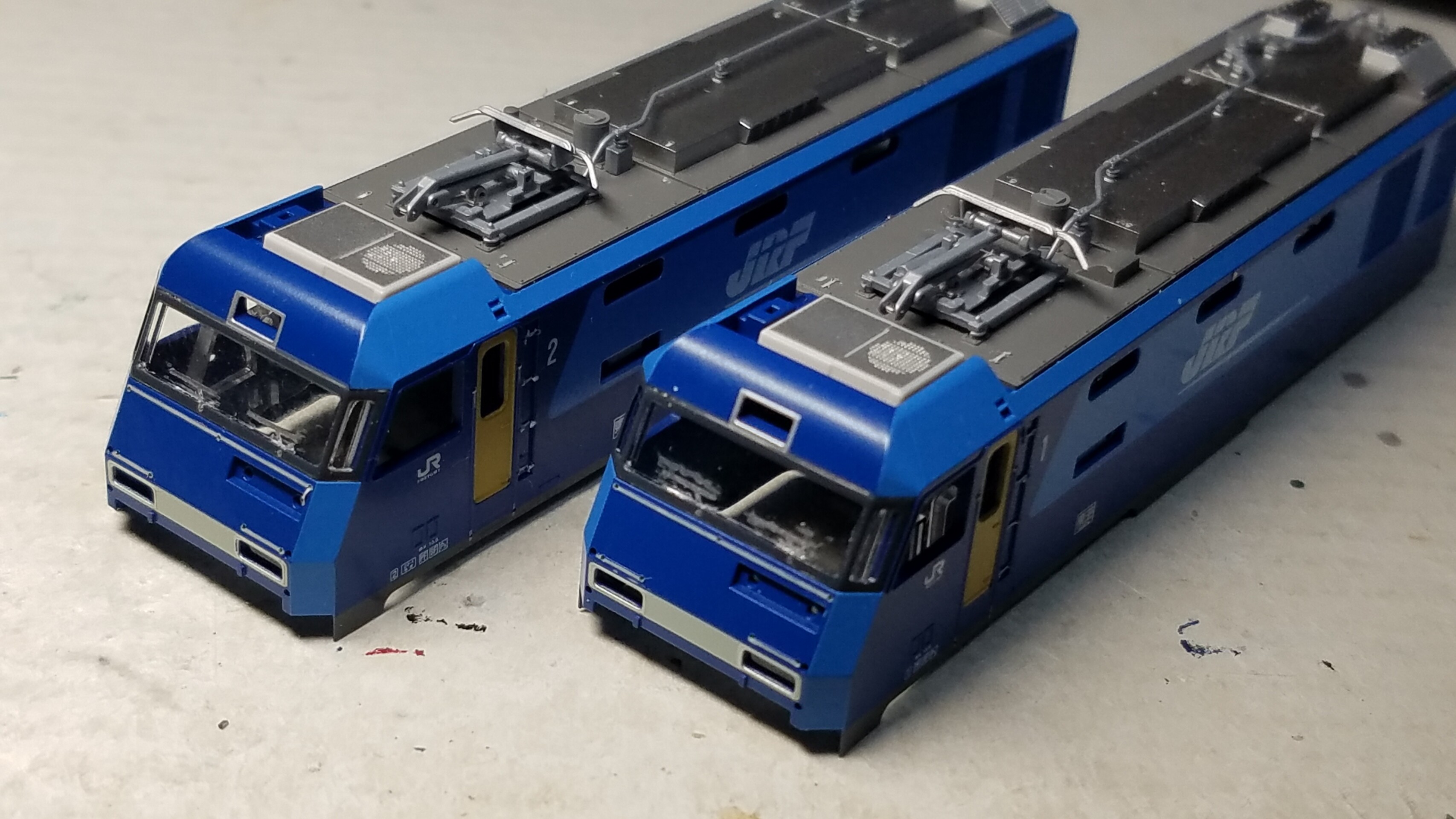 Kato 3045-1 EH200 量産形の加工整備 その② : （仮称）東北本線 岩