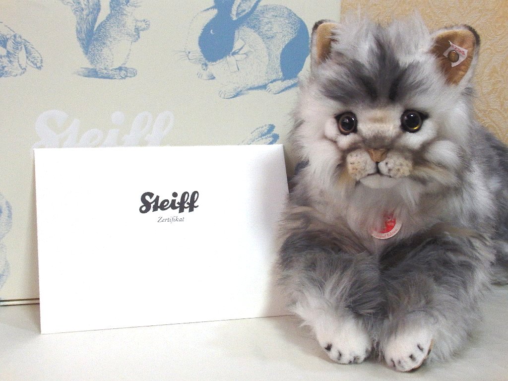 シュタイフ社・2008年限定 「リジー・メインクーンキャット」 : よきべ
