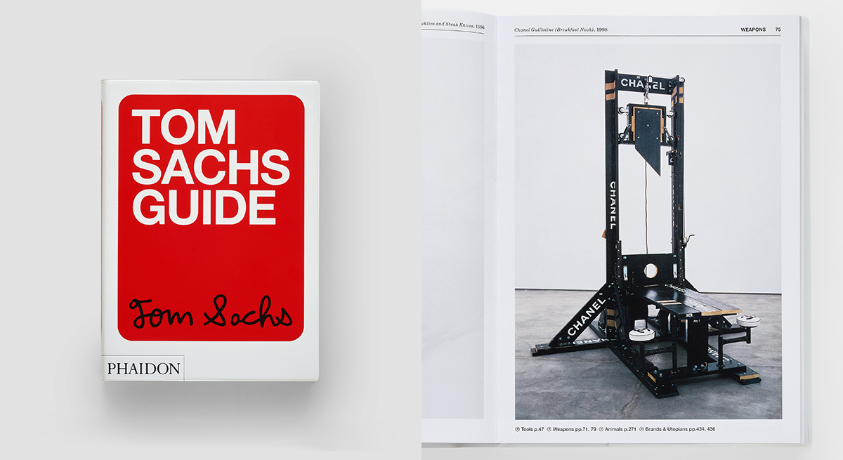 天才トム・サックスの膨大なアートを掲載した『TOM SACHS GUIDE』を